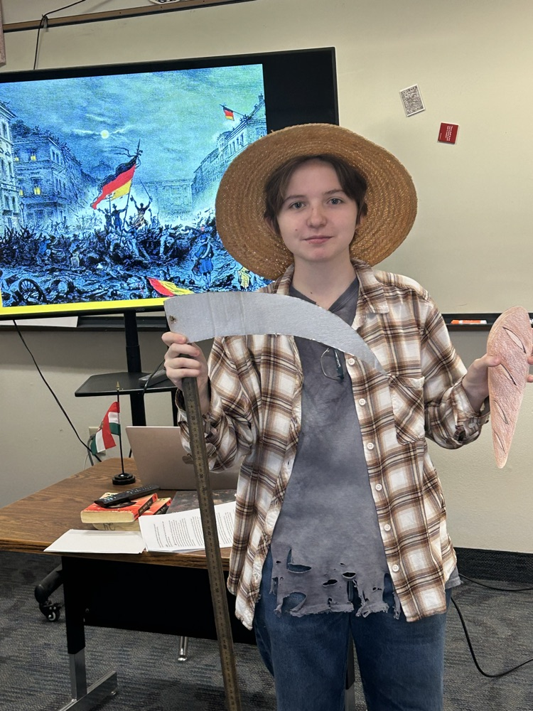 Seena as poor Irish peasant