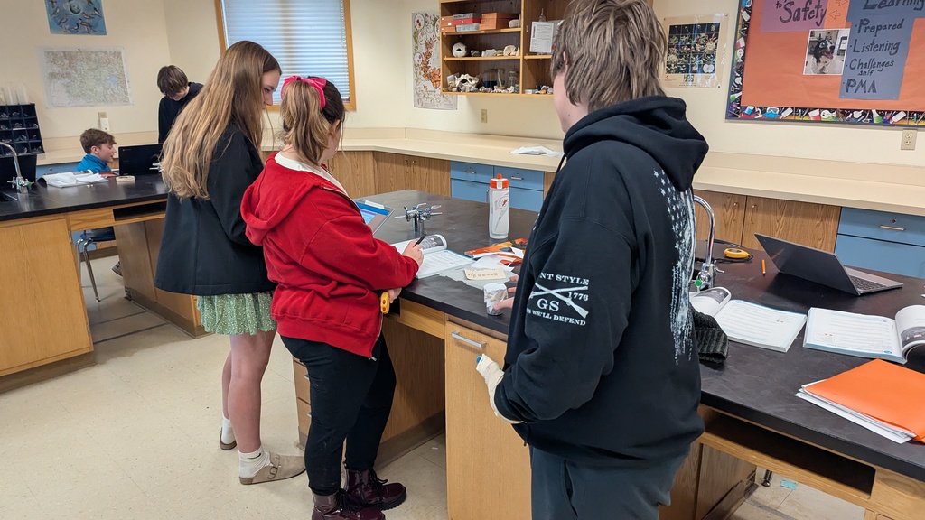 8th graders investigating gravity