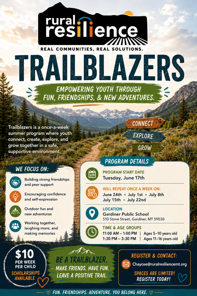 Rural Resilience Summer Program Flier