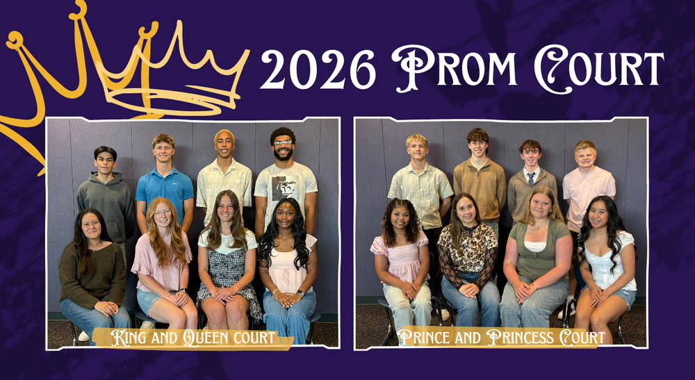 2026 Prom Court King and Queen Court and Prince and Princess Court