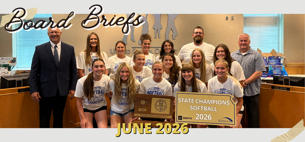 2026 State Champion Softball Team poses with District Leaders