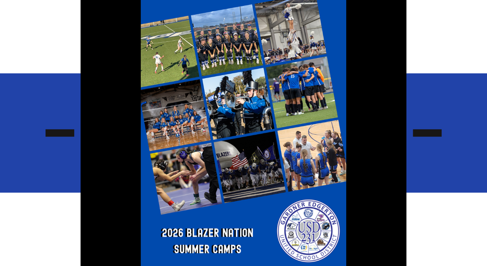 Catalog Cover for 2026 Blazer Nation Summer Camps