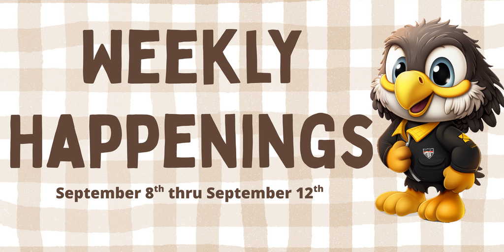Weekly News 9/8-9/12