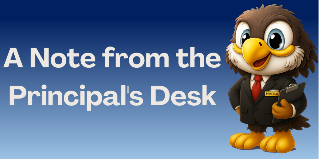 A Note from the Principal's Desk