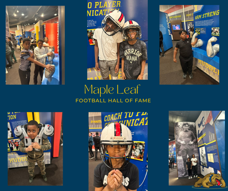 MAPLE LEAF PRO FOOTBALL HALL OF FAME FIELD TRIP PHOTOS