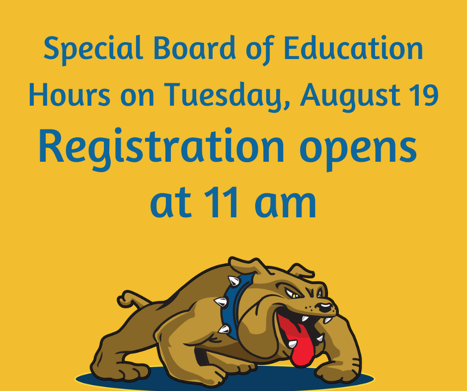 Tuesday August 19, Registration opens at 11 AM