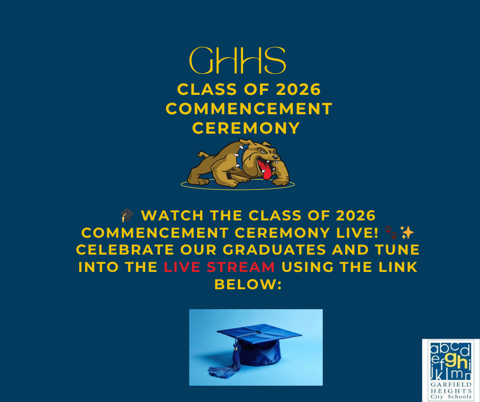 Class 2026 Flyer about Live Stream of Graduation