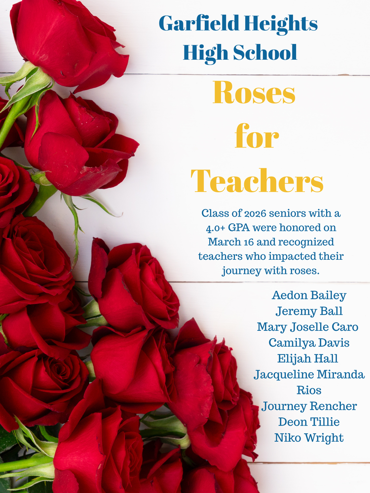 Roses for Teachers flyer