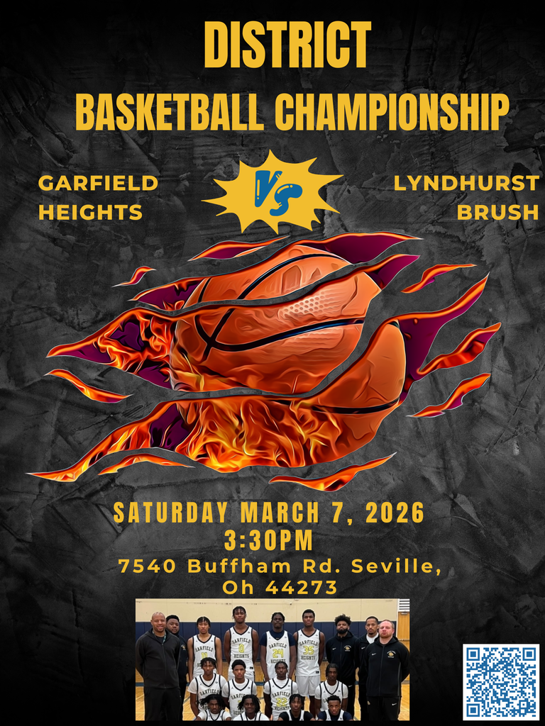 GHHS District Championship Basketball Flyer