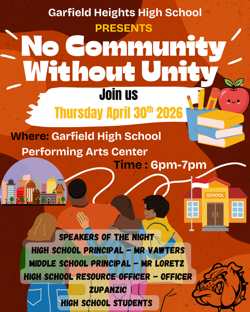 no community without unity GHHS Flyer