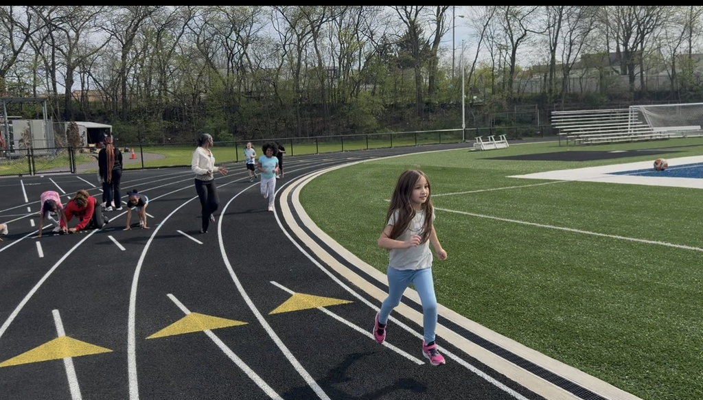 run club photo on track 