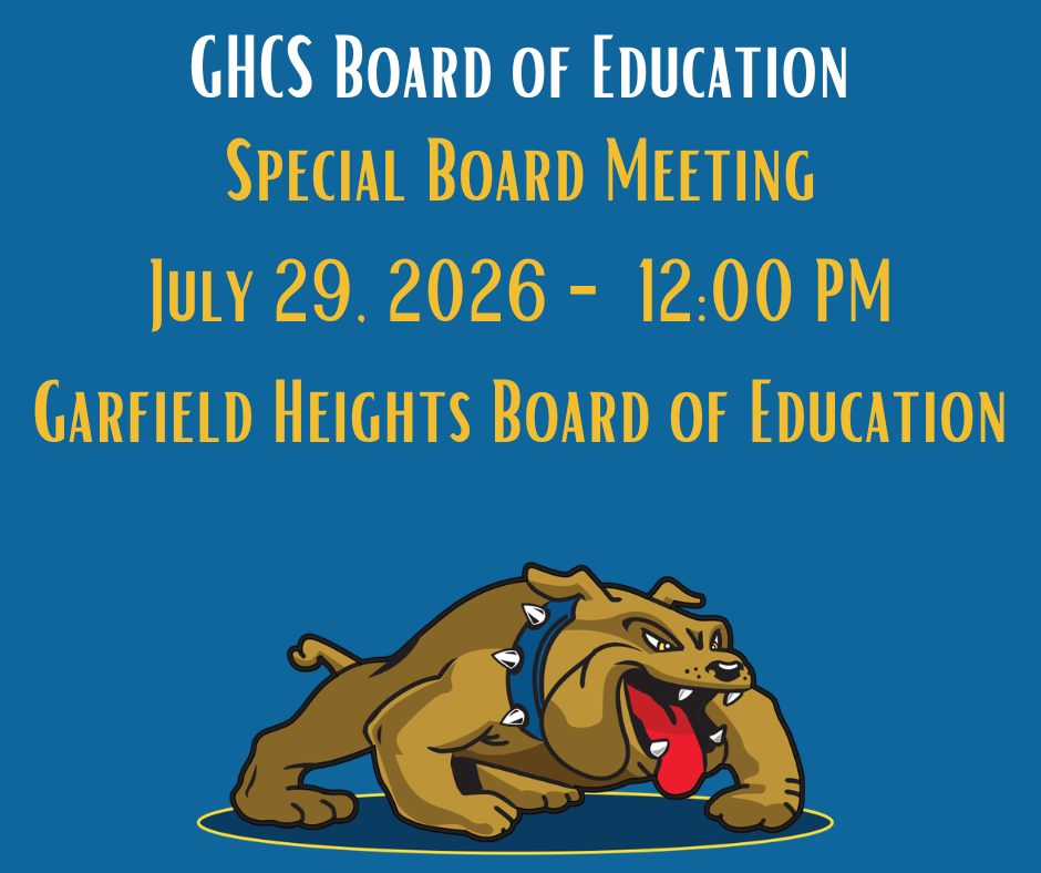 Special Board Meeting July 29, 2026 at 12:00 pm