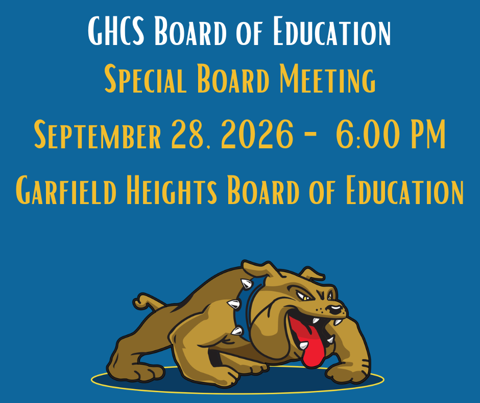 Special Board Meeting September 28, 2026 at 6:00pm