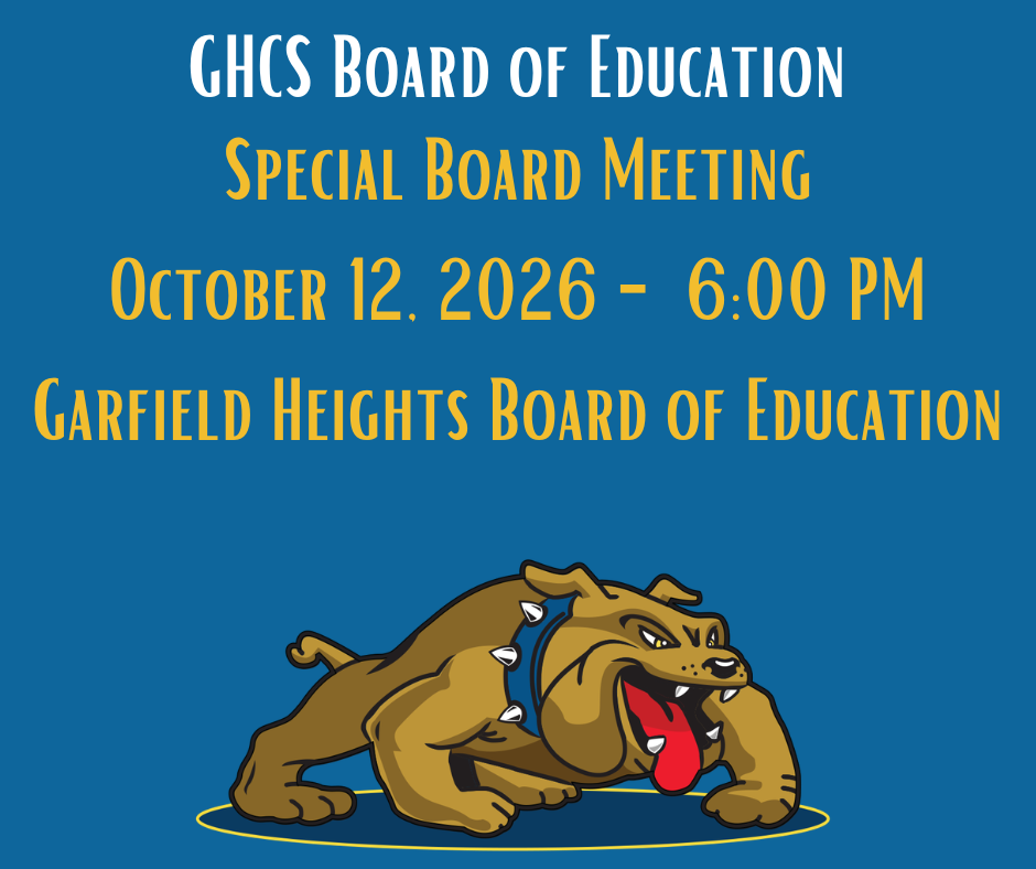 Special Board Meeting October 12, 2026 at 6:00 PM