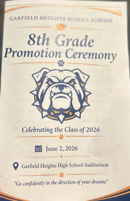 GHMS 8th grade promotion photo