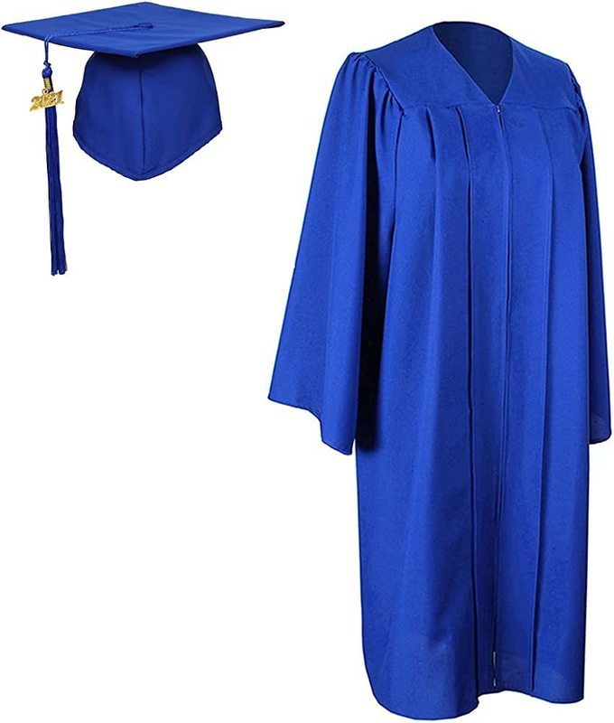 picture of graduation gown and cap