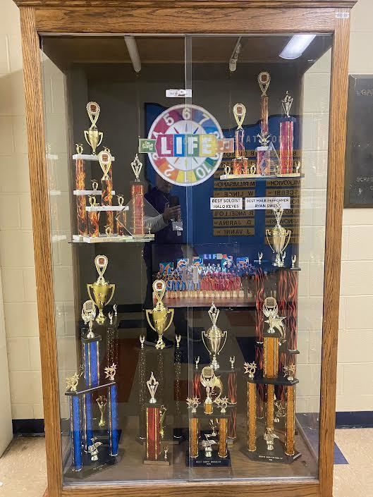 Show choir trophy case