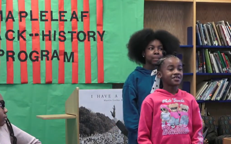 Maple leaf BHM Presentation Photo