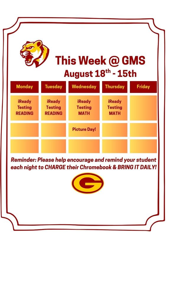 This week at GMS 8.18.25