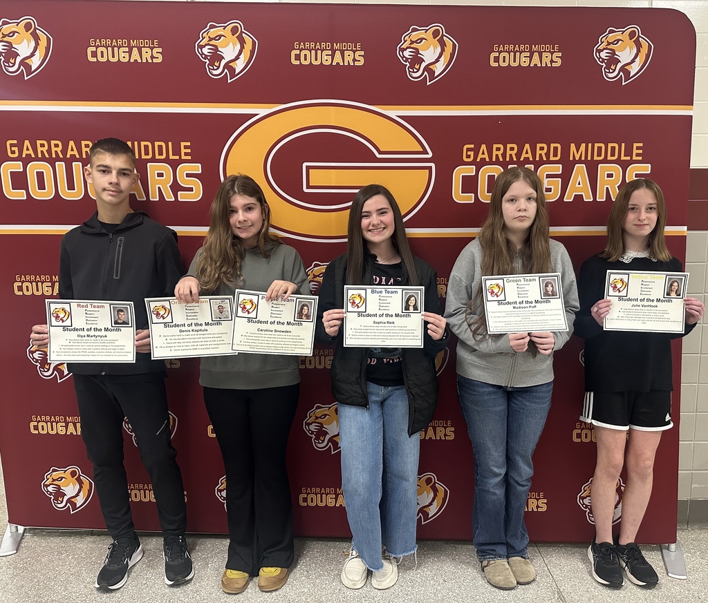 STUDENTS OF THE MONTH