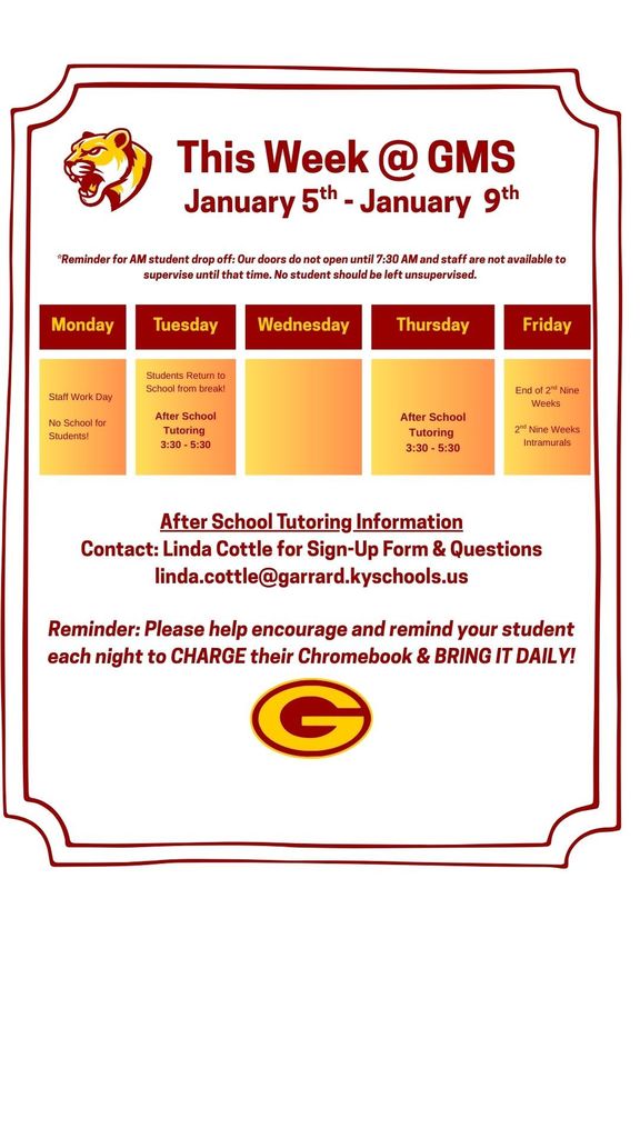 This week at GMS! 1.5.26