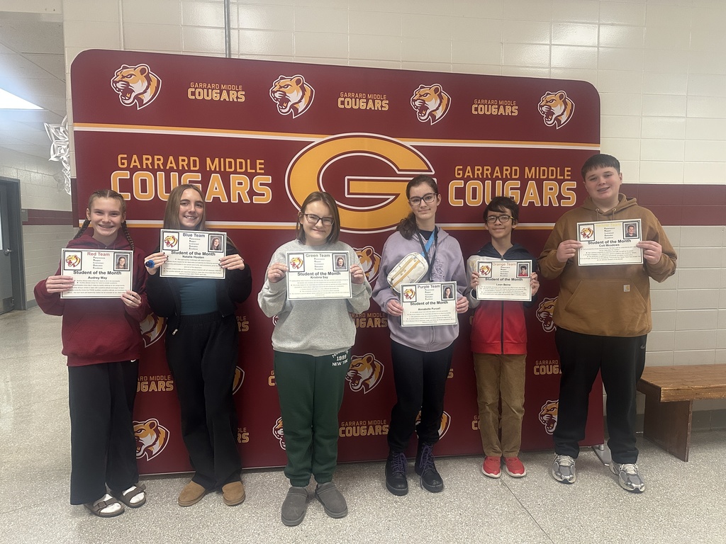 GMS Students of the Month