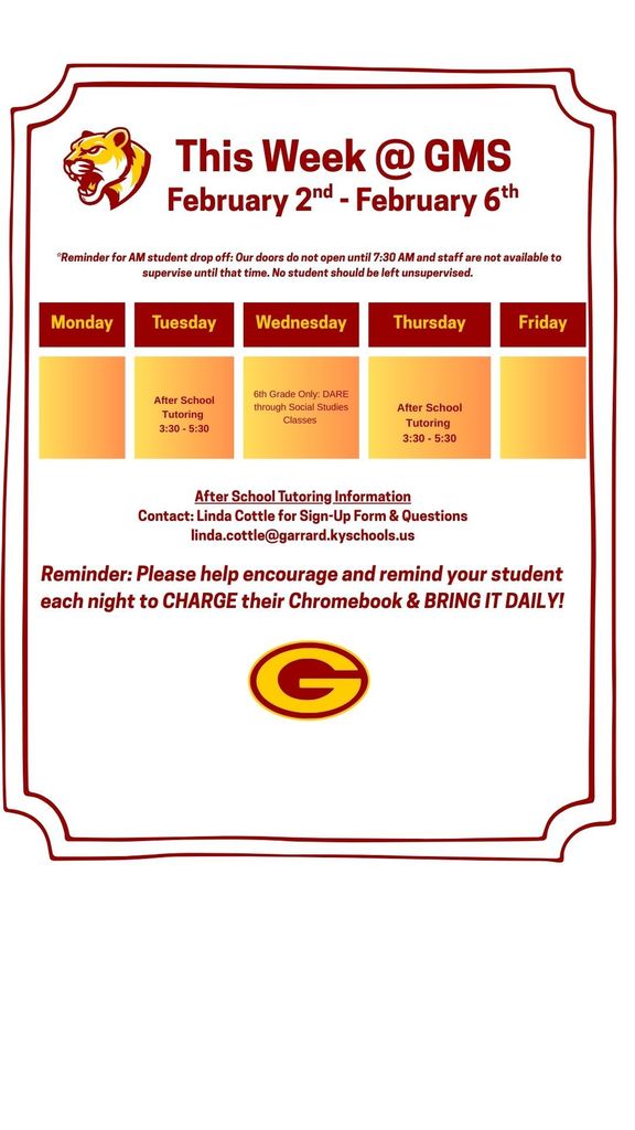 This Week at GMS! 2.2.26