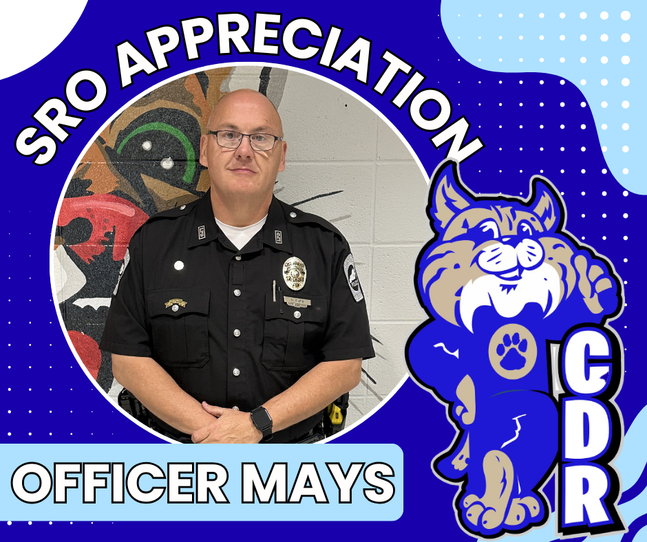 Today we proudly celebrate our incredible School Resource Officer on SRO Appreciation Day! 🚔💙 Thank you for building positive relationships with our students, keeping our campus safe, and being a steady, supportive presence each and every day at Camp Dick Robinson. We are grateful for your service, dedication, and the care you show our school family.