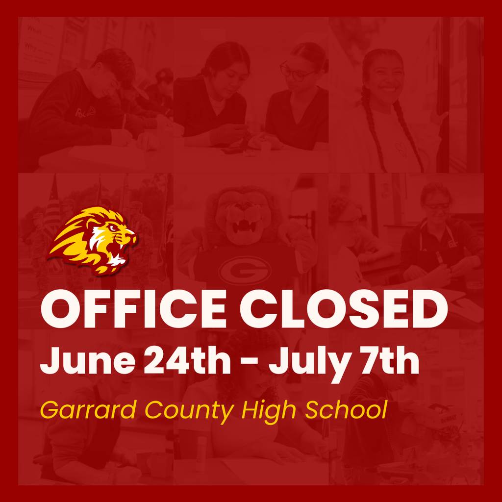 GCHS Summer Hours