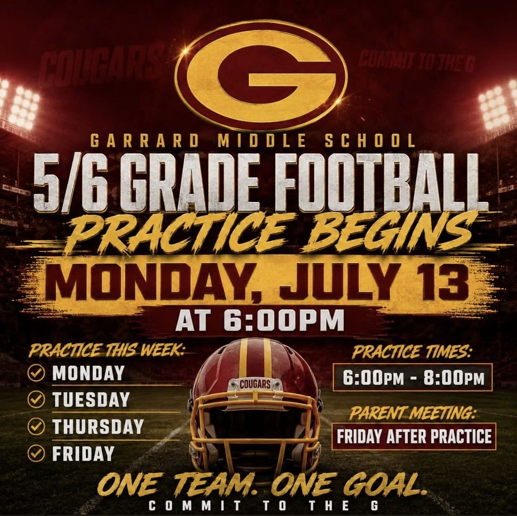 GMS 5th/6th Grade Football Info!