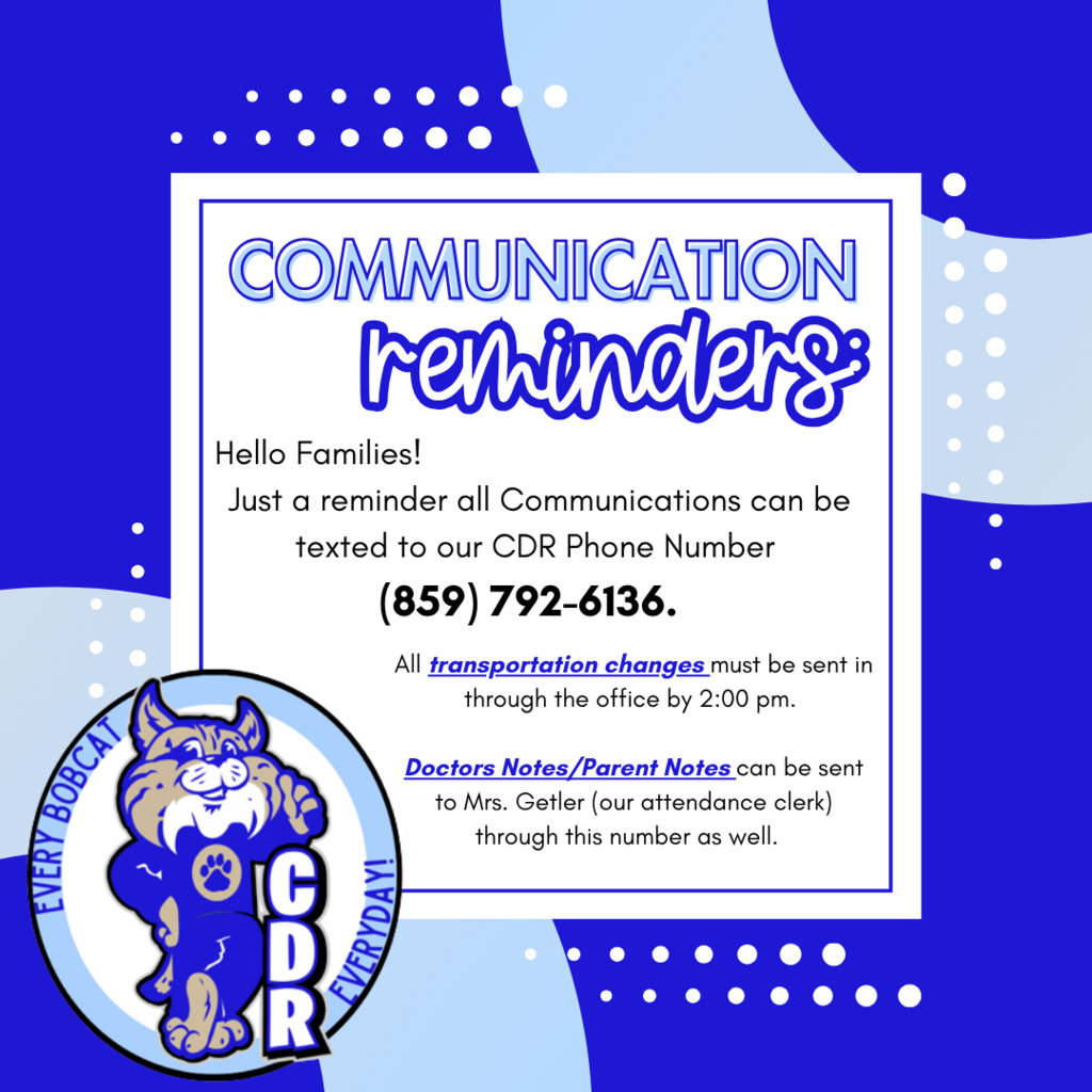 Communication Reminders