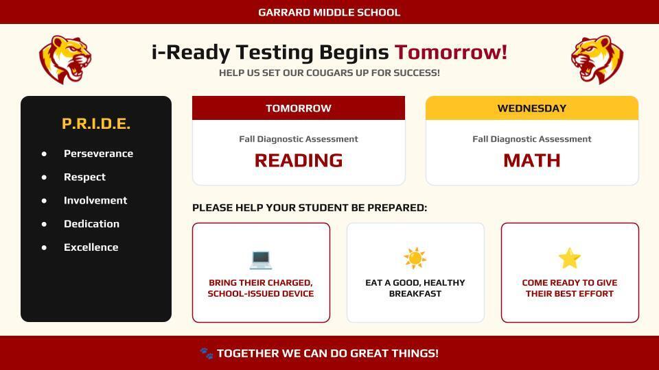 iReady Testing!
