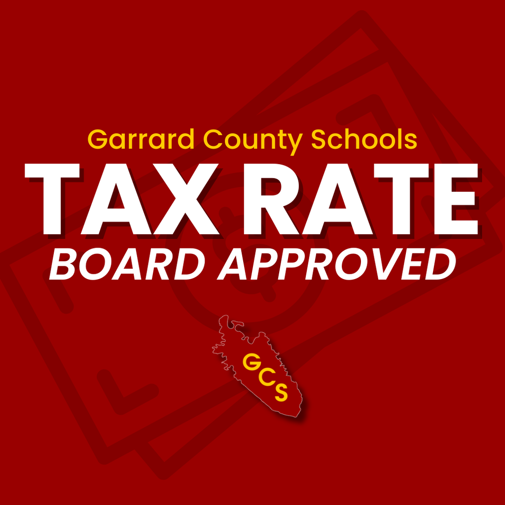 TAX RATE UPDATE