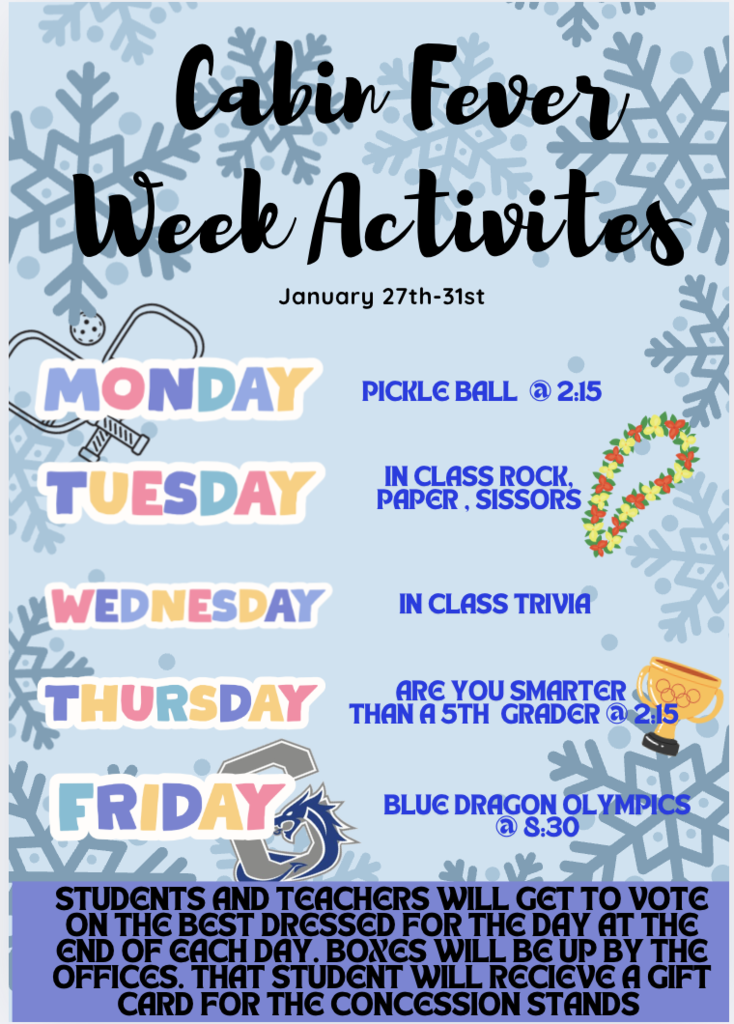 Cabin Fever Week Activities