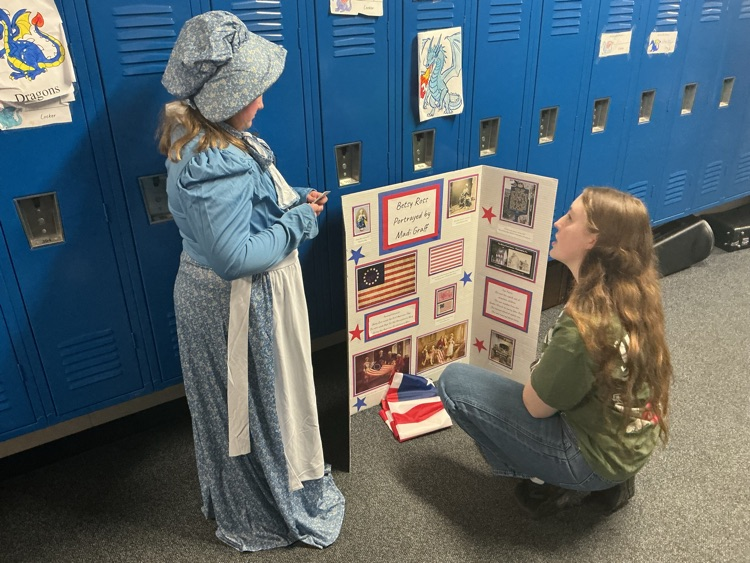 Wax Museum presentations to seniors