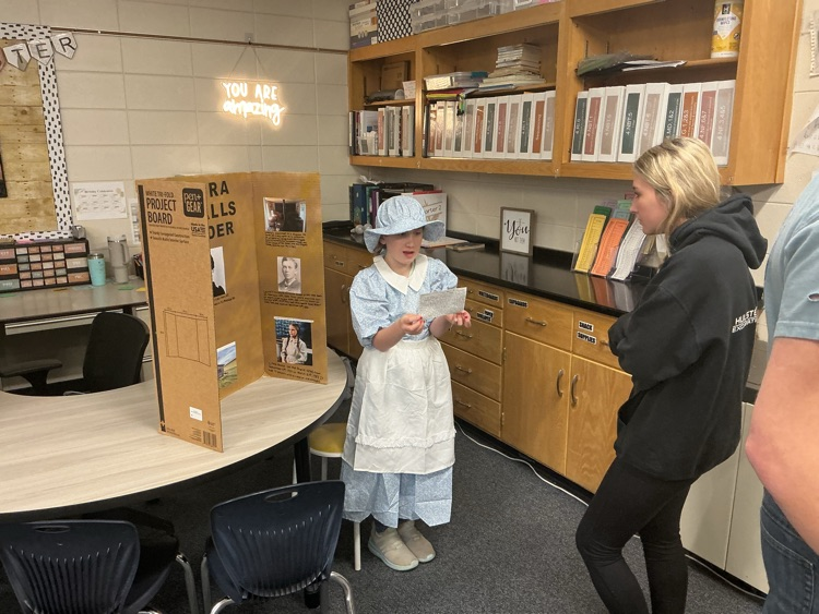 Wax Museum presentations to seniors