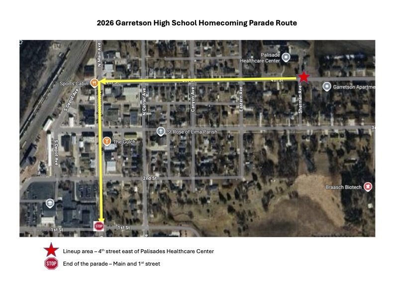 2026 Homecoming Parade Route