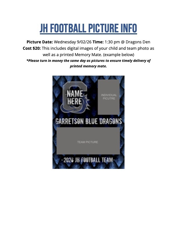 JH Football Flyer
