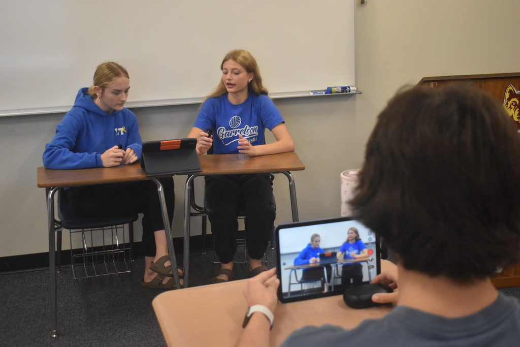 Speech creating newscasts
