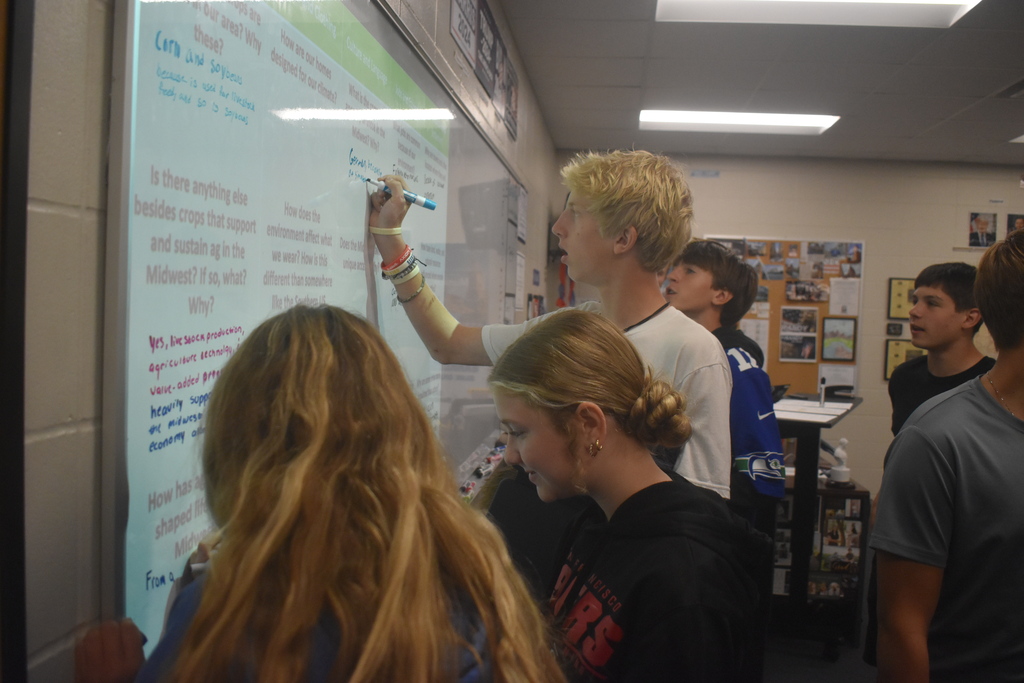 Freshmen in social studies