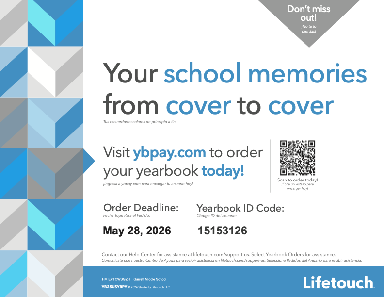 Time to order your Yearbook!