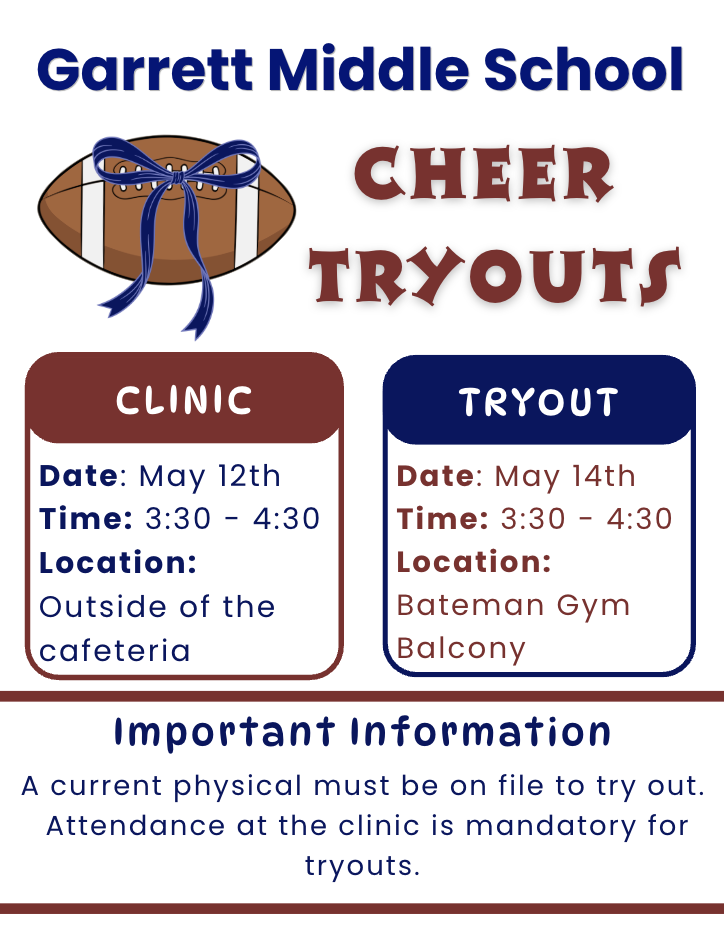 MS Cheer Tryouts