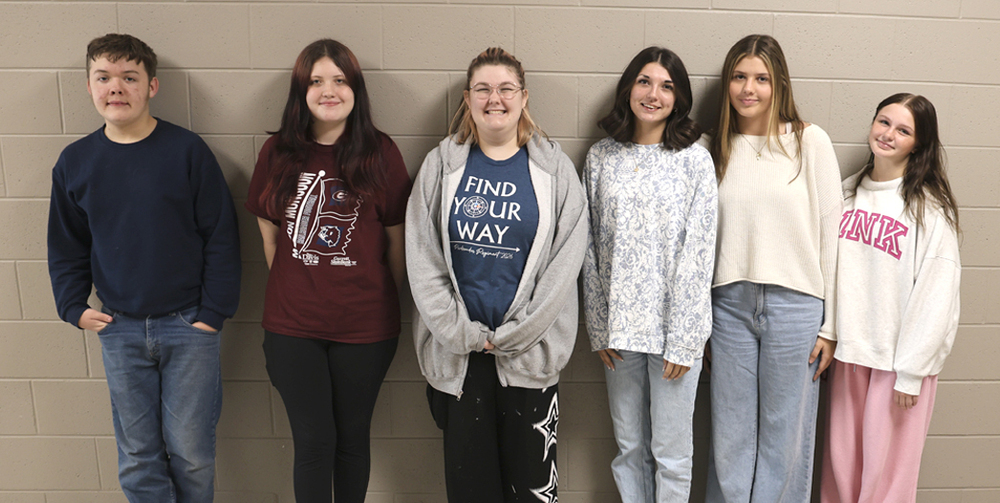 Education Pathway Students running GKB School Board Town Hall (from left to right): Nathaniel Garret, Gabryelle Kline, Apollo Adair, Emma Dunning, Taya Stahly and Stephanie Lovett