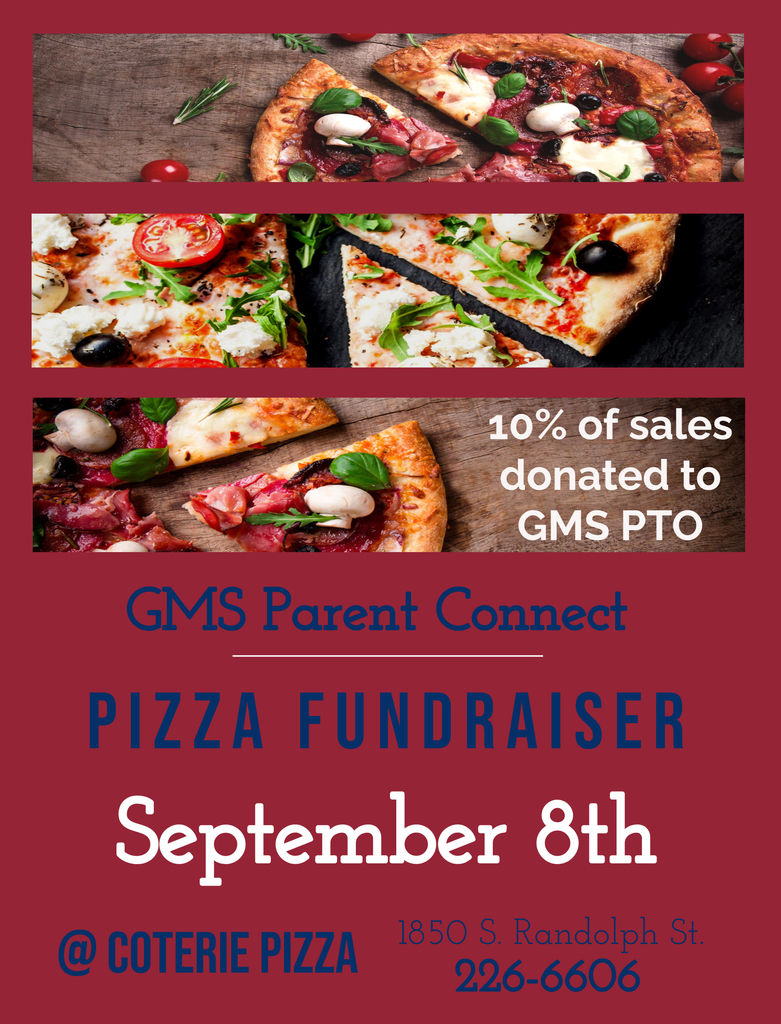 GMS Parent Connect Pizza Fundraiser!