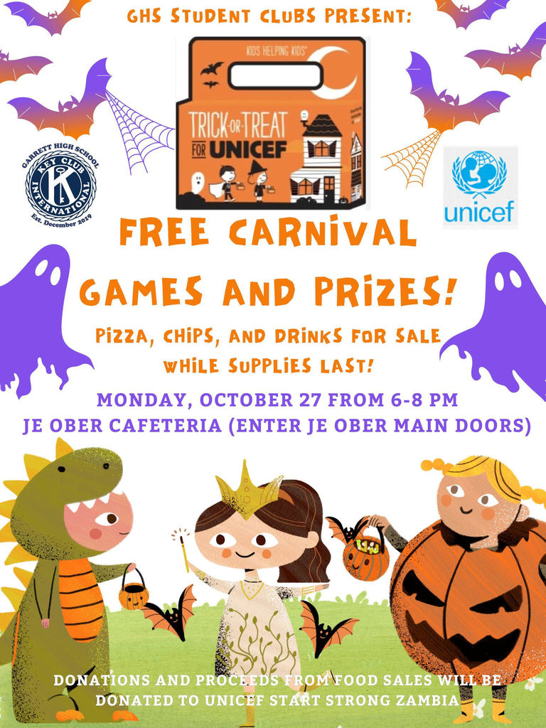 Free Carnival Games and Prizes October 27