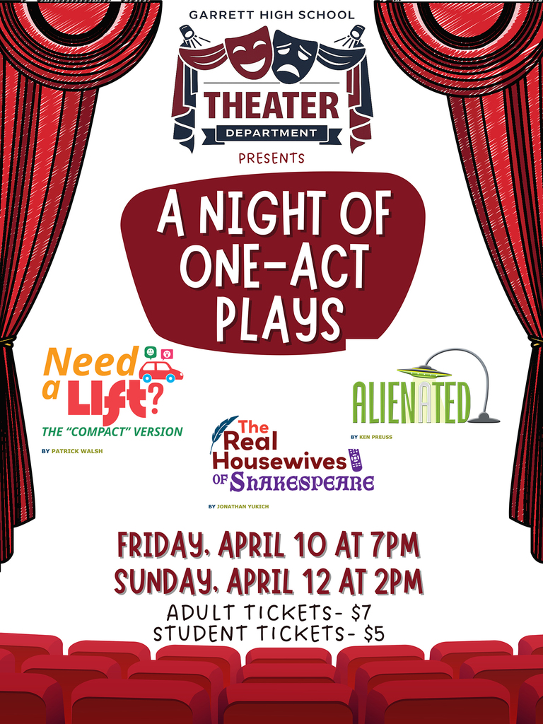 Garrett Theatre Department Spring 2026