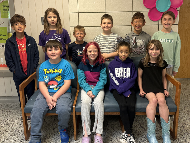 May 2026 JE Ober Students of the Month: 2nd and 3rd Grade