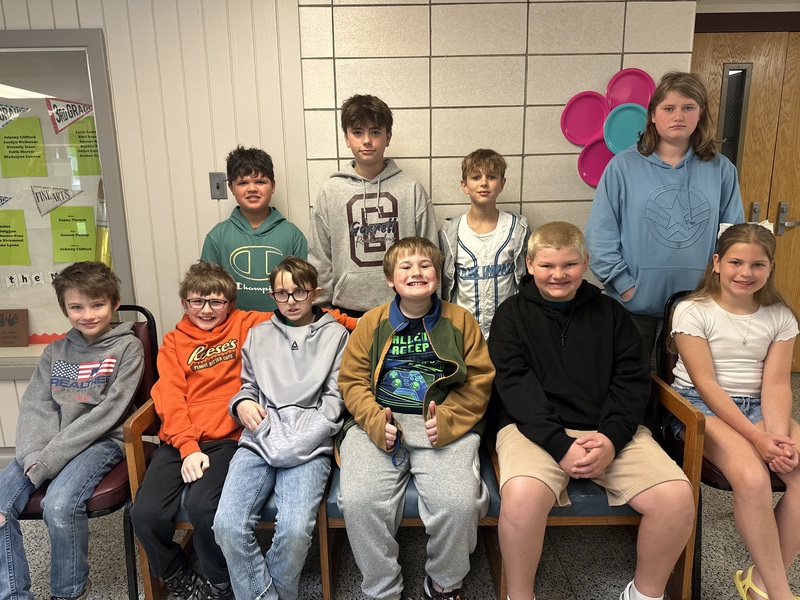 May 2026 JE Ober Students of the Month: 4th Grade and 5th Grade