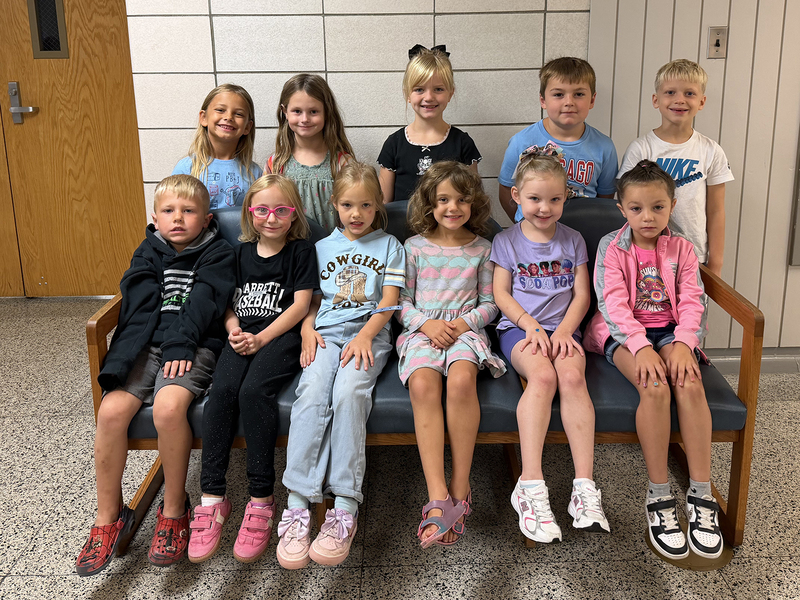 JE Ober August 2026 Students of the Month for Kindergarten and First Grade