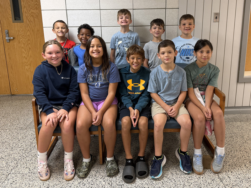 JE Ober August 2026 Students of the Month for 4th Grade and Fine Arts